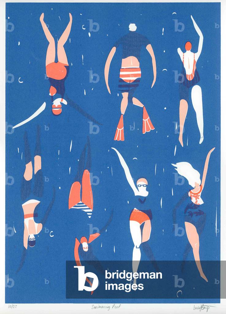 Image de Art numérique représentant Piscine, 2016 par Lucy Banaji