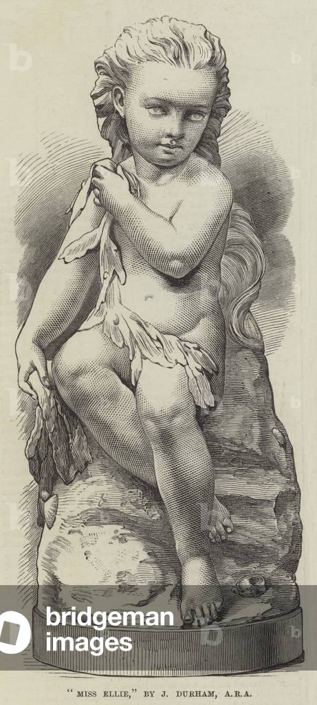 «Miss Ellie», di J Durham, ARA (incisione)