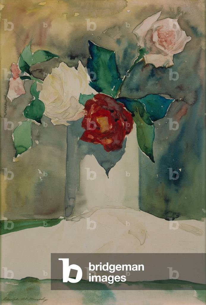 Immagine di Disegno "Natura morta con rose", c.1925 di Christopher Patrick Hussey Murphy