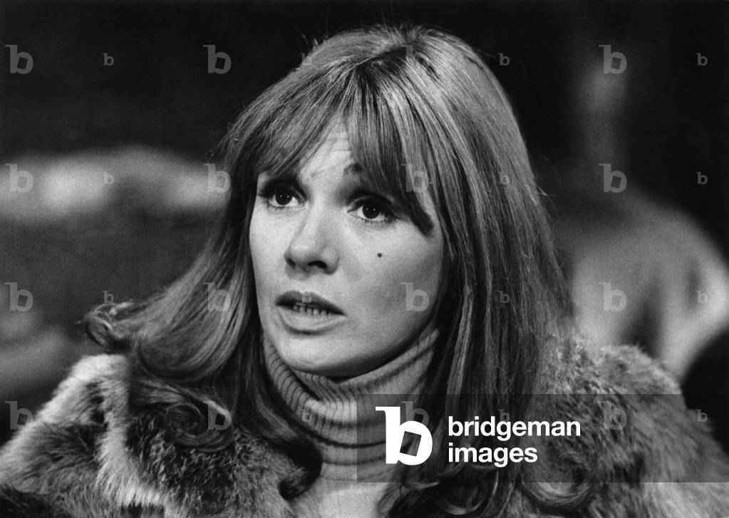 Immagine di Fotografia "L'Atrice Francoise Giret A La Fin Des Annees 60. (foto)" 1960, b/w