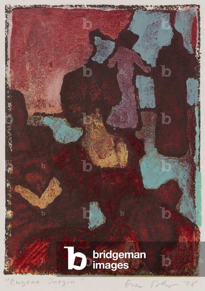 Eugene Onegin, 1978 (monotipo su carta)