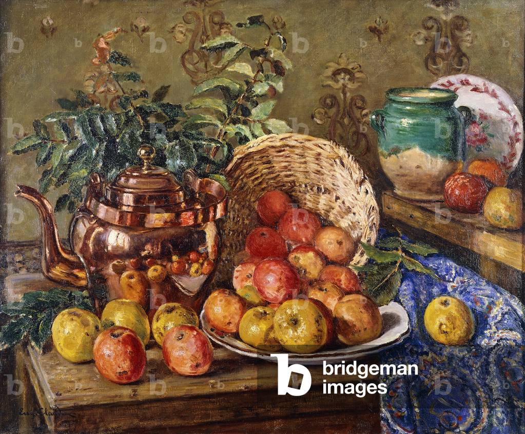 Stillleben; Natur Morte, (öl auf leinwand)