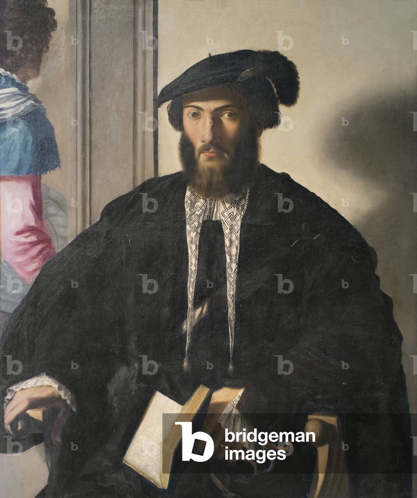 Immagine di Dipinto "Ritratto di gentiluomo" 1530 di Michelangelo Anselmi