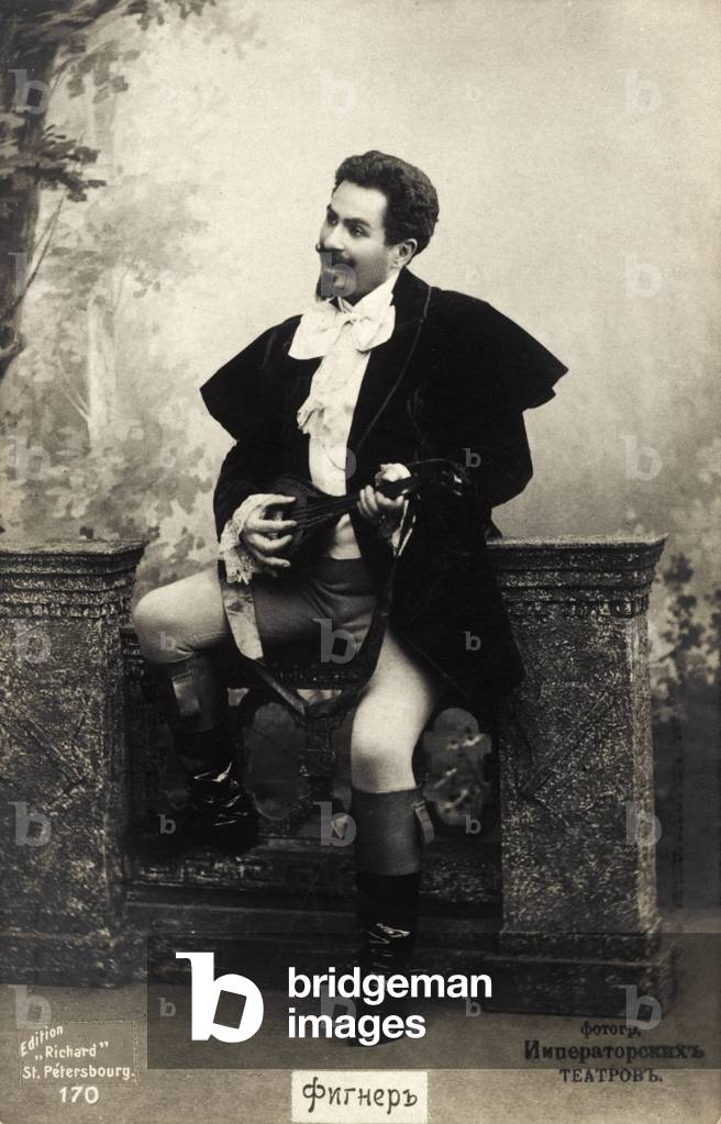 Nicolai Figner ritratto In