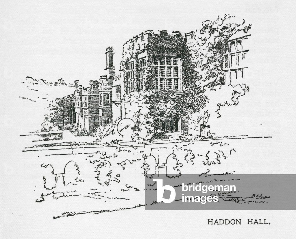 Haddon Hall (Litho)
