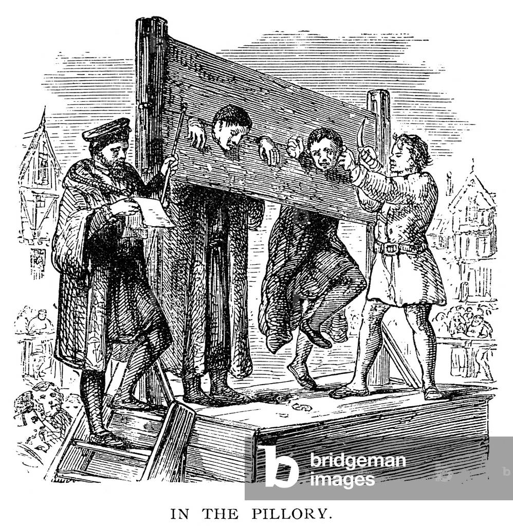 Image of ENGLAND : PILLORY Le pilori, utilisé en Angleterre depuis la  conquête