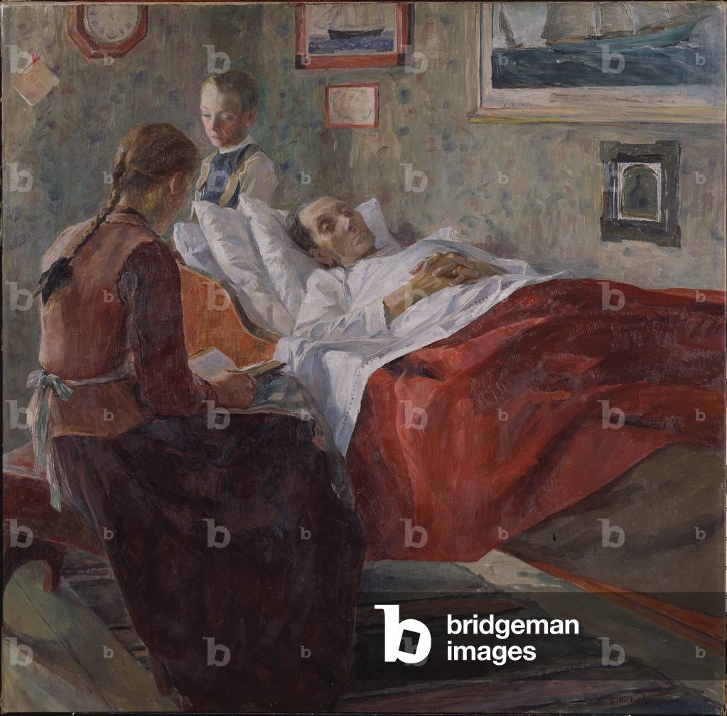 Bild von Gemälde "Resignation" 1895 von Carl Wilhelm Wilhelmson