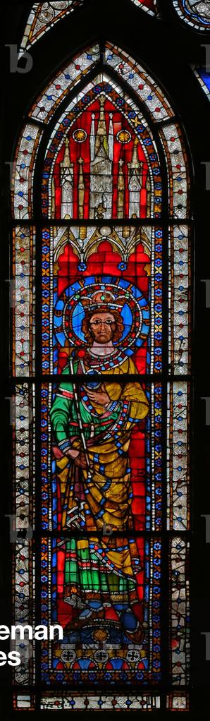 Window w11 depicting Emperor Philippe de Souabe (stained glass) by French Artist