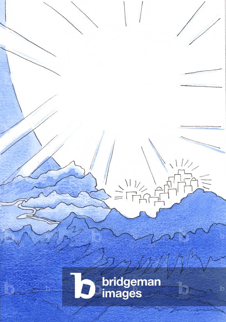 In glücklicher Vereinigung mit Gott auf Erden zu leben heißt, wie am Rande der Himmlischen Stadt zu leben, auf