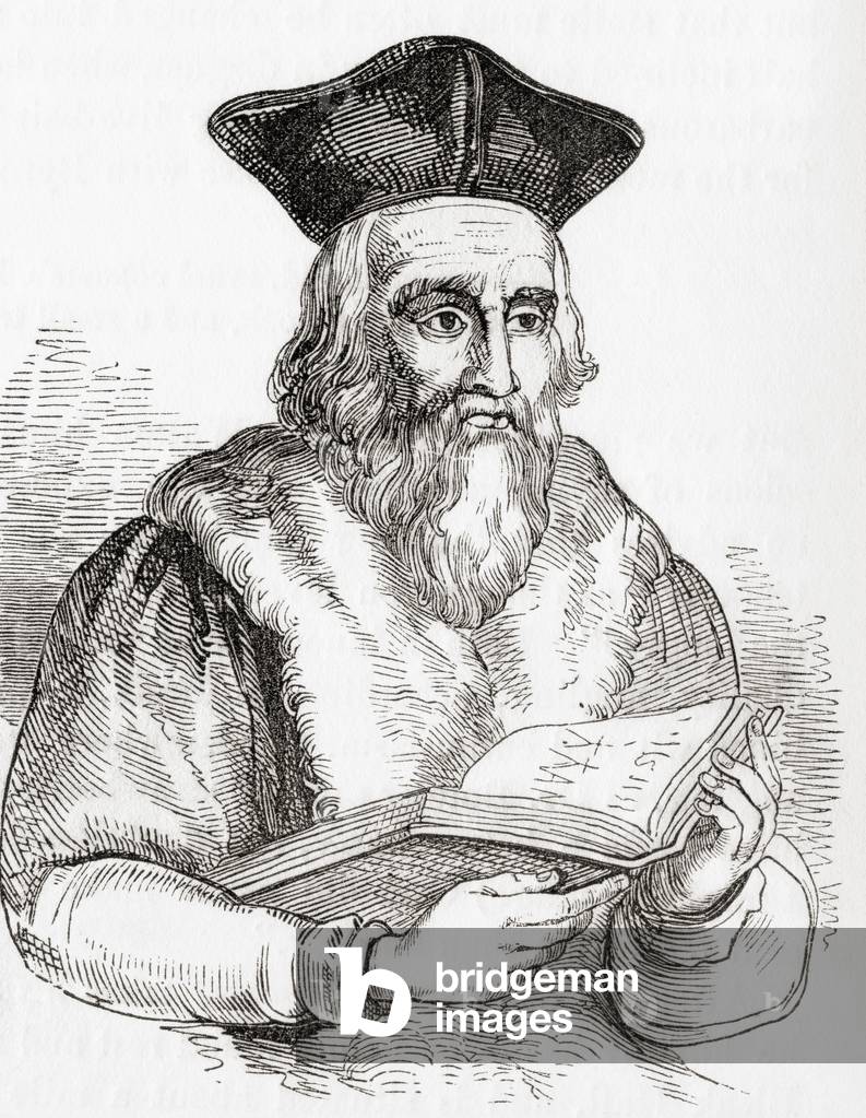 Sir Edward Kelley o Kelly, alias Edward Talbot, da Old England: A Pictorial Museum, pub. 1847