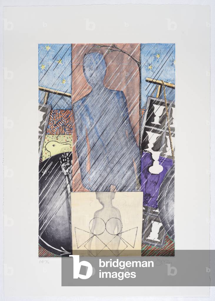Image of Engraving depicting The Seasons (Spring) 1987 by Jasper Johns