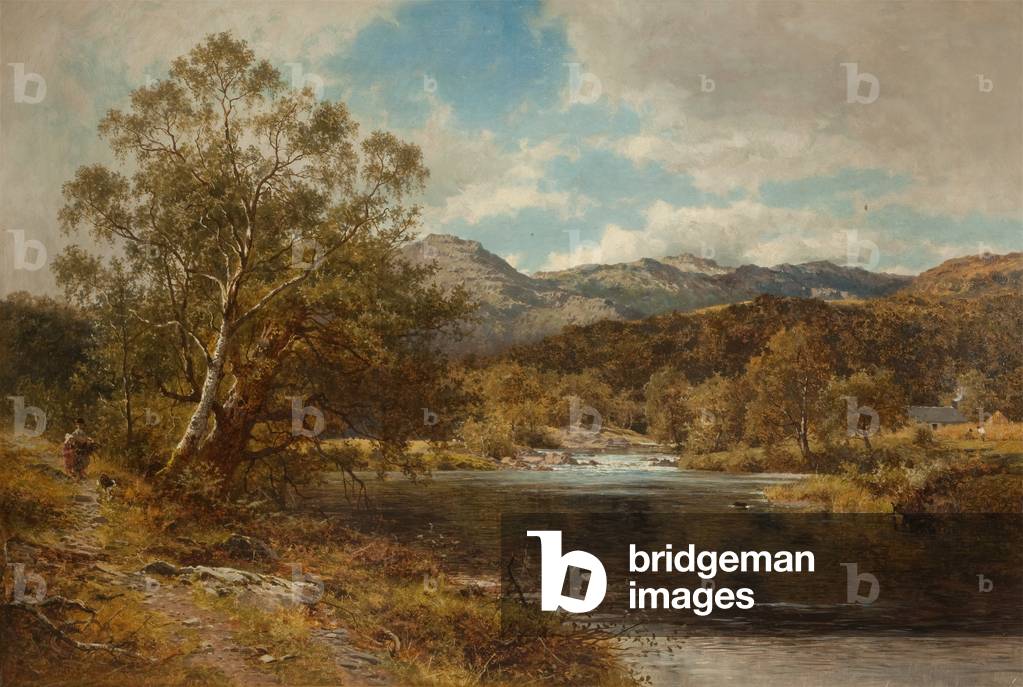 Immagine di Dipinto "Sul Llygwy" di Benjamin Williams Leader