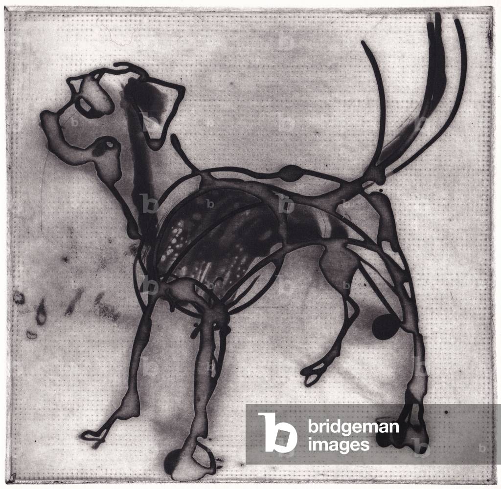 Grinagog, 2005 (spitbite etching)