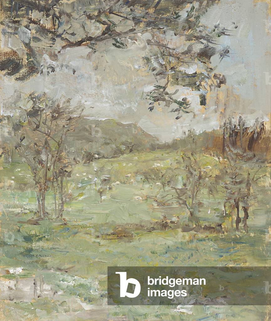 Dalemain il giorno di Capodanno, 2016 (olio su tavola)