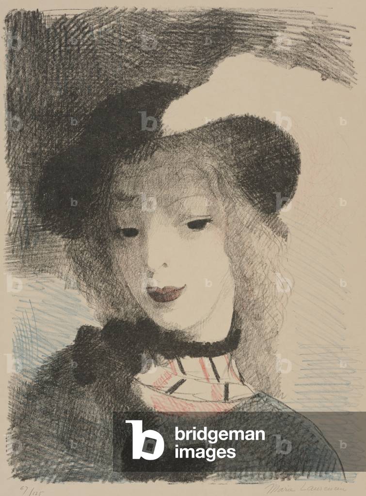 Elvire, 1930 (color litho)