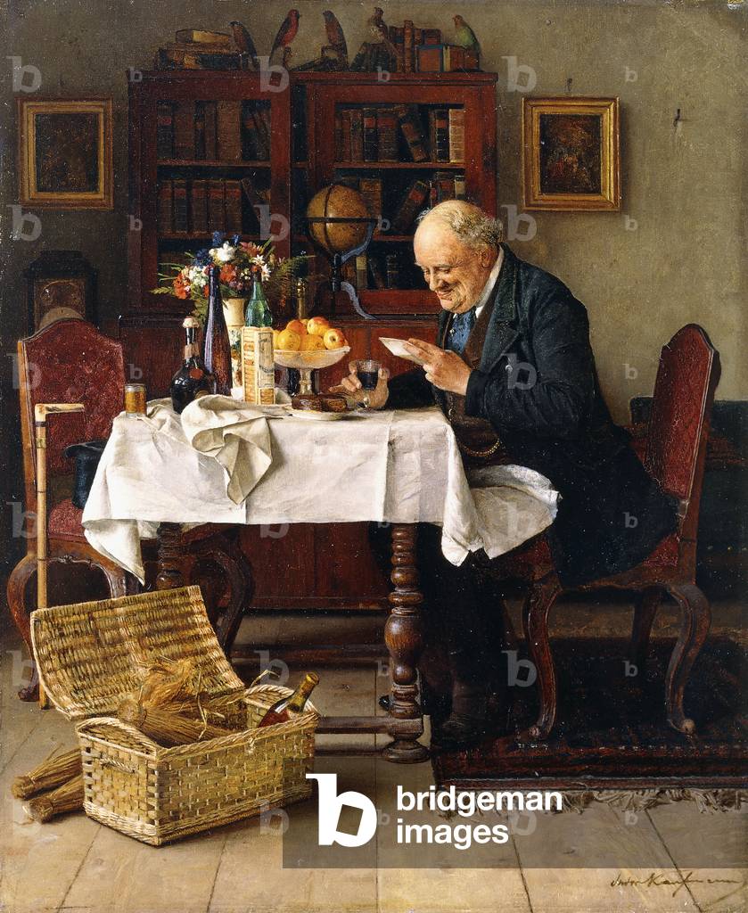 Image de Peinture représentant Le Bachelor's Birthday par Kaufmann