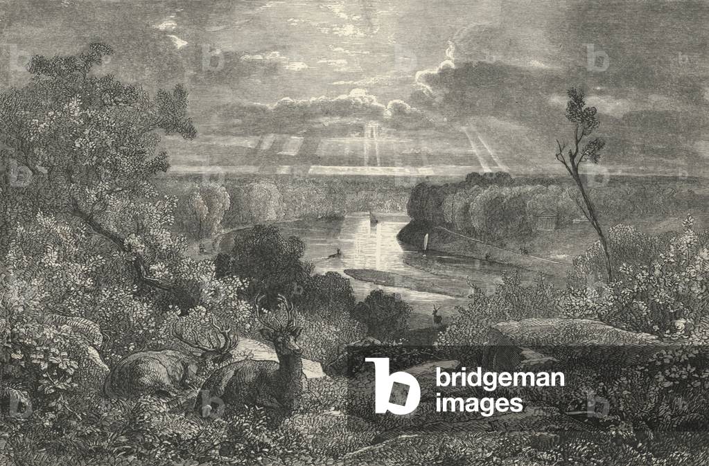 Parc De Richmond (engraving) by European Artist