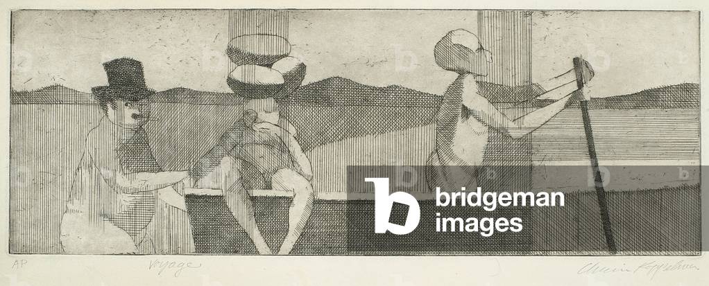 Voyage, 1955 (gravure)