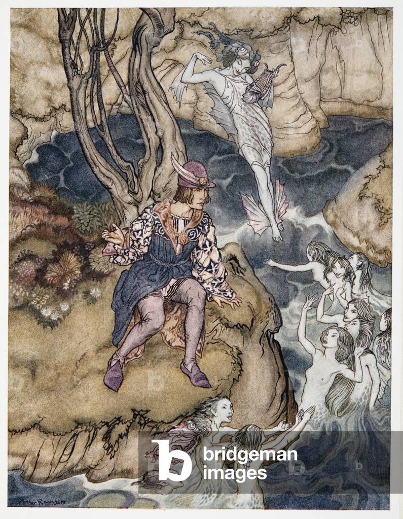 "Diese Musik schlich von be upon the waters" 1926 von Arthur Rackham