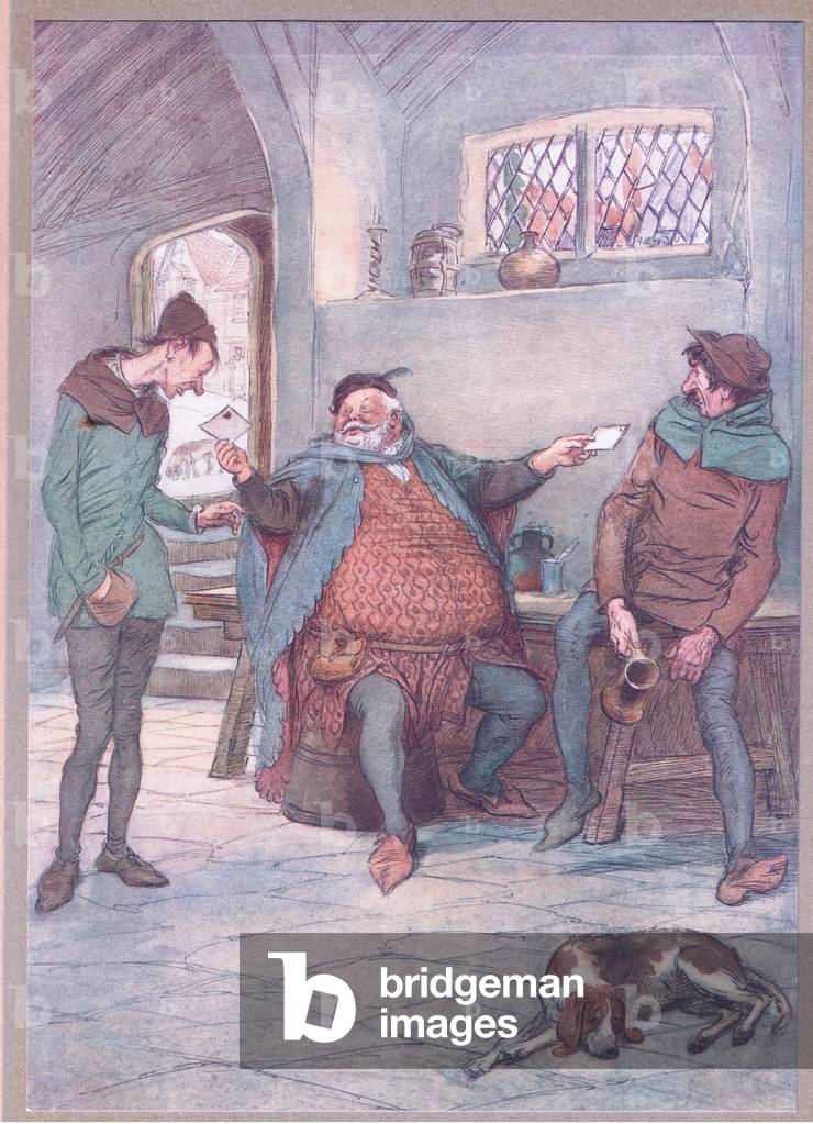"This letter to Mistress Page and thou this to Mistress Ford" by Hugh Thomson