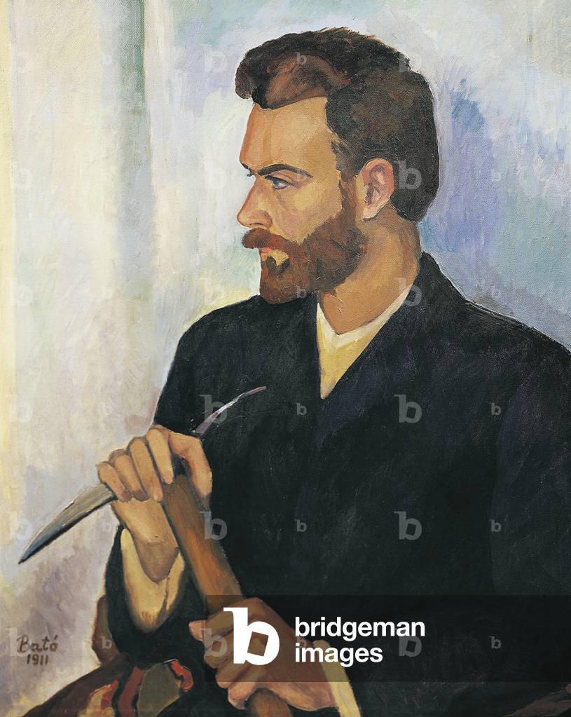 Image of Portrait of Hungarian composer Zoltan Kodaly (Kecskemet