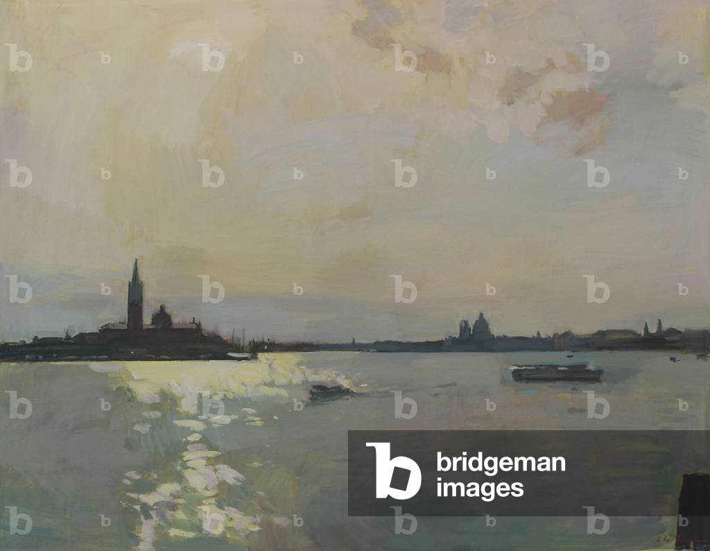 Venezia dall'Arsenale, 2016 (olio su tela)
