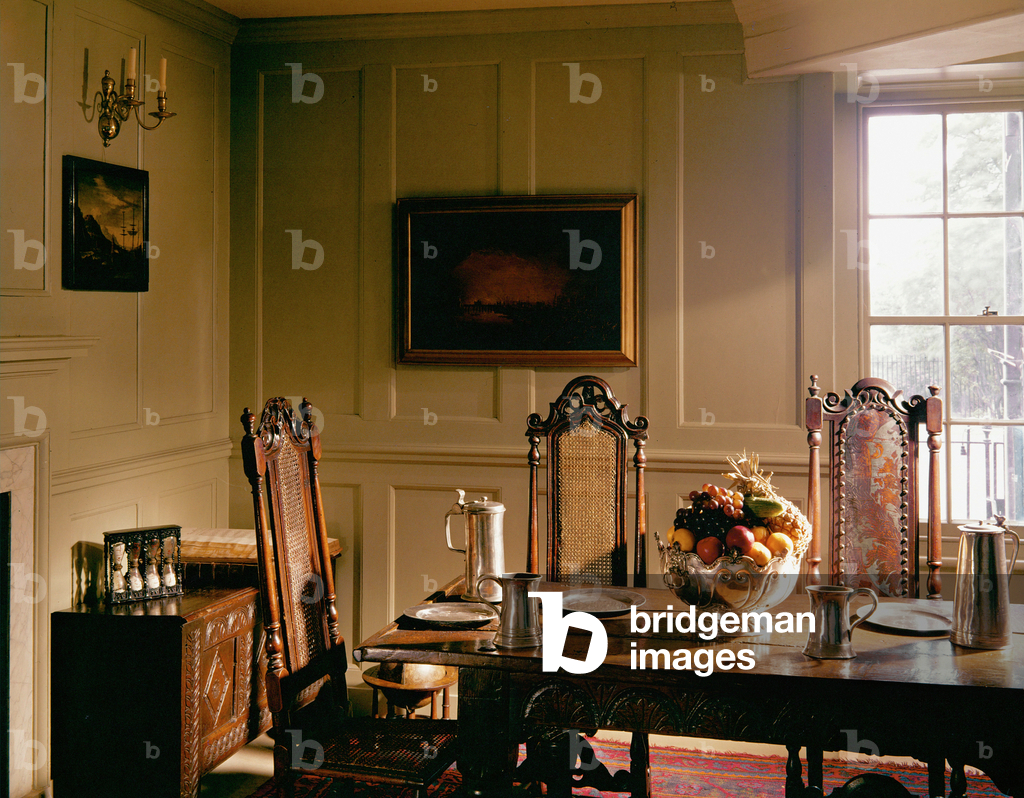 Immagine di Fotografia "Sala da pranzo dell'Osservatorio di Greenwich" di Erich Lessing