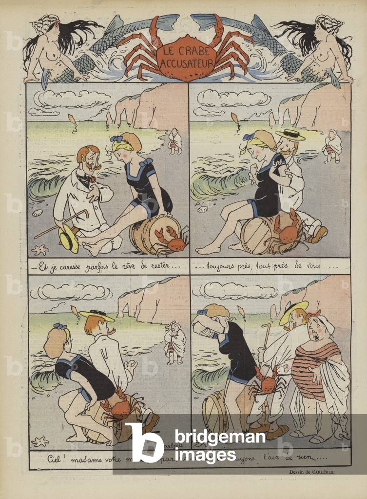 "Illustration für Le Rire (Farblitho)" von Charles Emile called Carlegle Egli