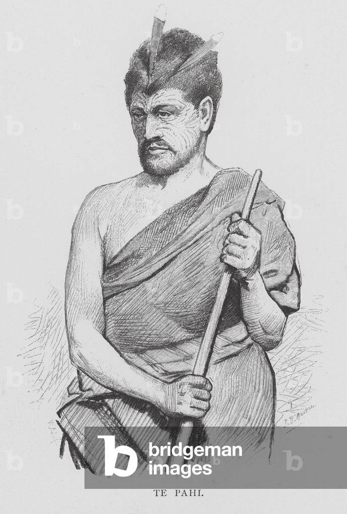 Immagine di Incisione "Te Pahi (incisione)" 1801 di Australian School
