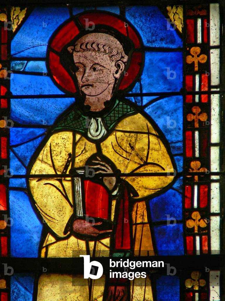 Window w21 depicting St Protais (stained glass) by French Artist