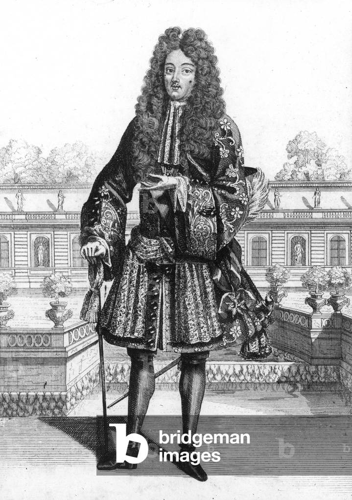 Filippo duca di Orleans (1640-1701), figlio di LuisXIII e AnneofAustria, fratello del re LuisXIV, incisione