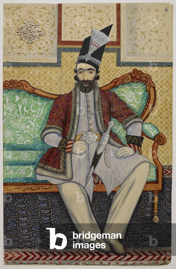 "Ritratto di Nasir Al-Din Shah (morto nel 1896)"