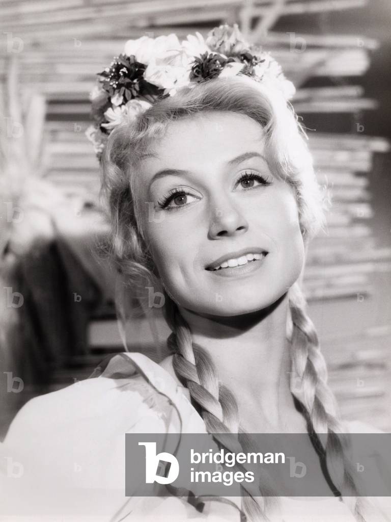 L'actrice allemande Anneliese Meyer 1959