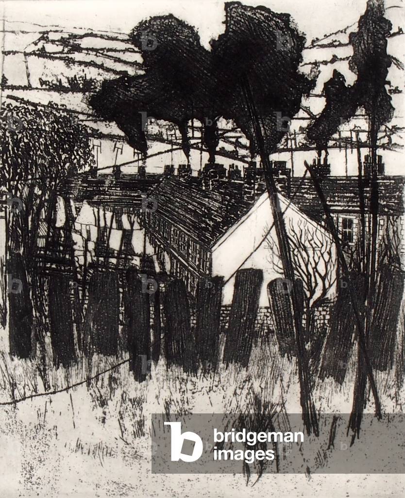 Immagine di Incisione "Cottage Smoke" 1969 di Phil Greenwood