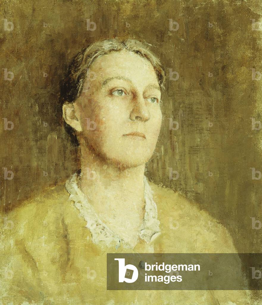 Immagine di Dipinto "Ritratto del Artist's Moglie" di Emil Carlsen