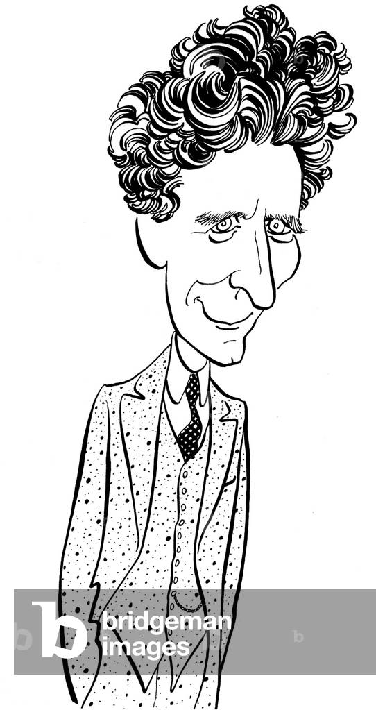 Percy Grainger, caricatura di John Minnion Compositore di origine australiana, vissuto in Inghilterra e negli 