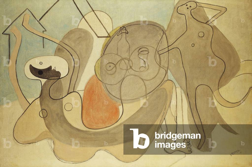 Die Badegäste; Les Baigneuses, 1931 (öl auf leinwand)