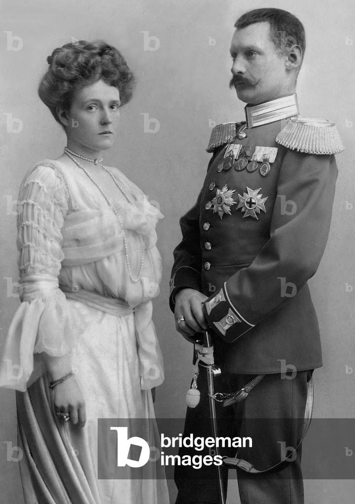 Immagine di Fotografia "Principe ereditario Rupprecht di Baviera con la duchessa Marie Gabrielle in Baviera" 1