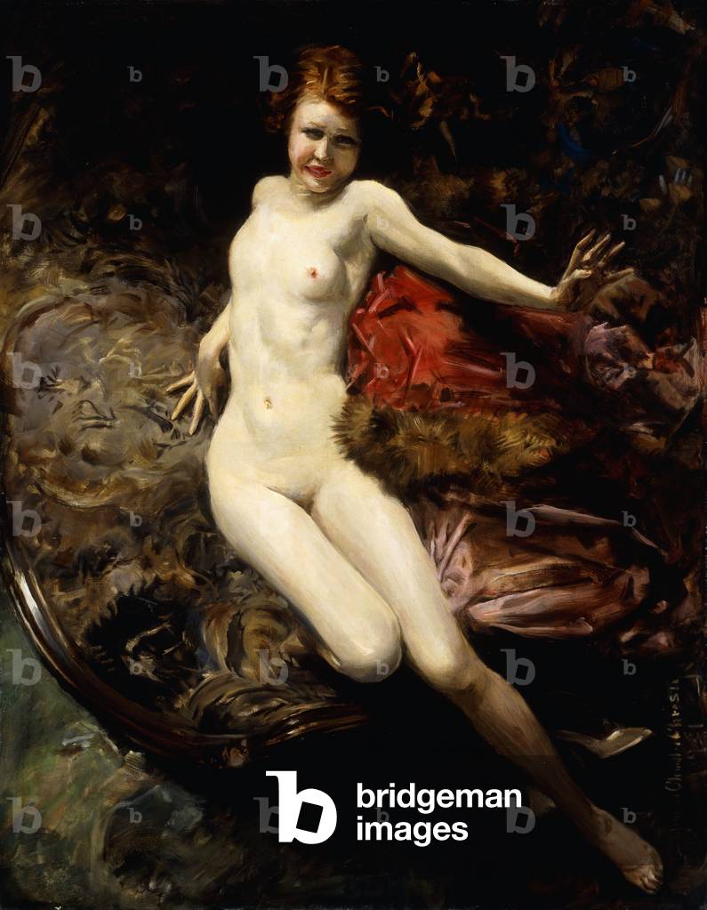 un seducente posa 1931 (olio su tela)