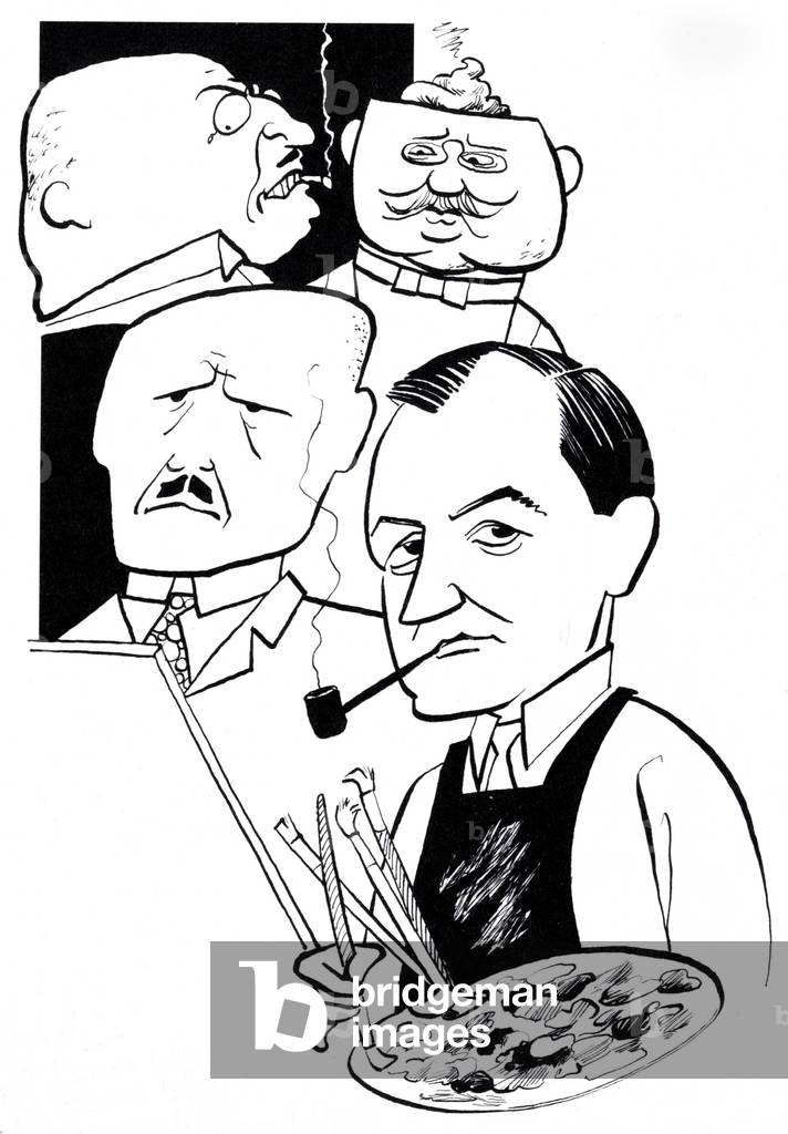 George Grosz, Karikatur
