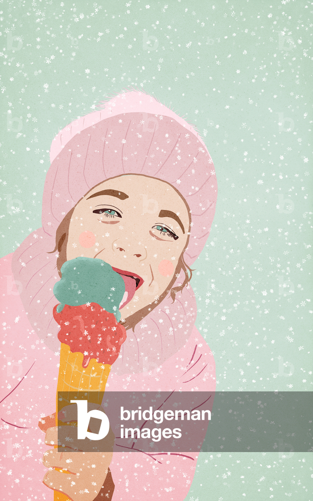 Immagine di Arte digitale "Cono di neve" 2021 di Roberta Murray