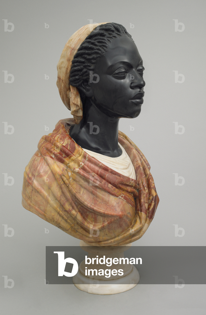 Busto di donna, Roma, Italia, 1650 circa (marmo)