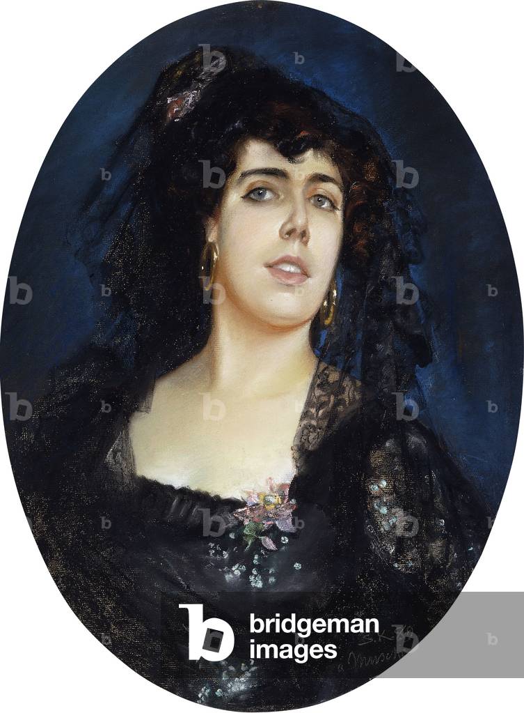 Immagine di Disegno "Ritratto di Anne Pelterson-Norrie", 1889 di Peder Severin Kroyer