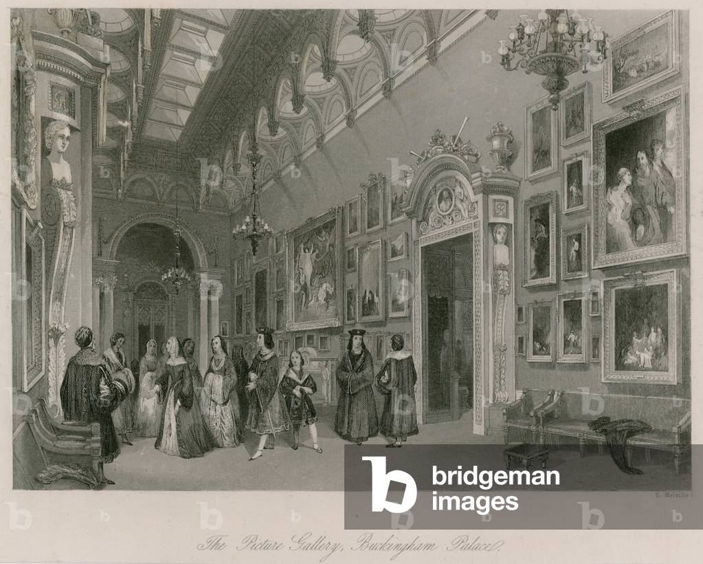 la foto galleria, Buckingham Palazzo (incisione)