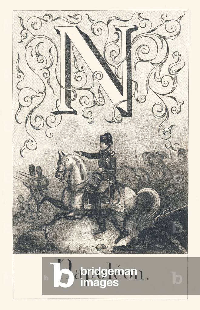 Bild von Gravur "N: Napoleon" 1840 von French School