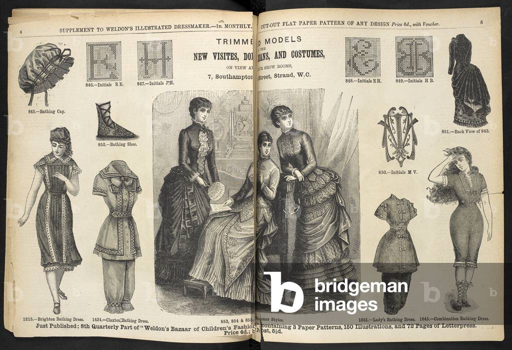"Abiti da bagno e accessori. Weldon's Illustrated Dressmaker: (Weldon's Illustrated Dressmaker e Milliner.). 1