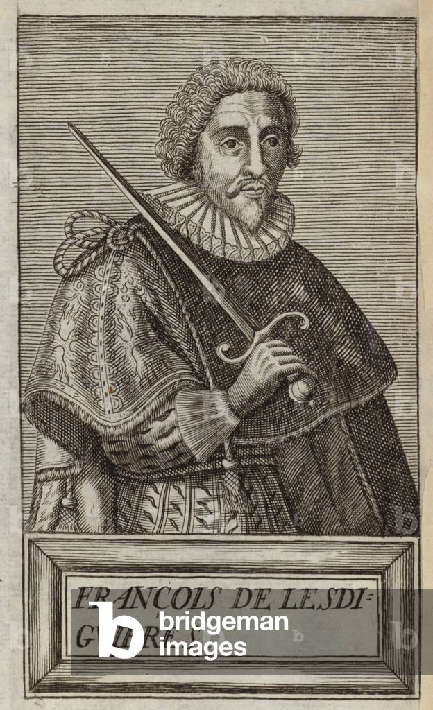 "Francois de Bonne (incisione)" di Andre Thevet