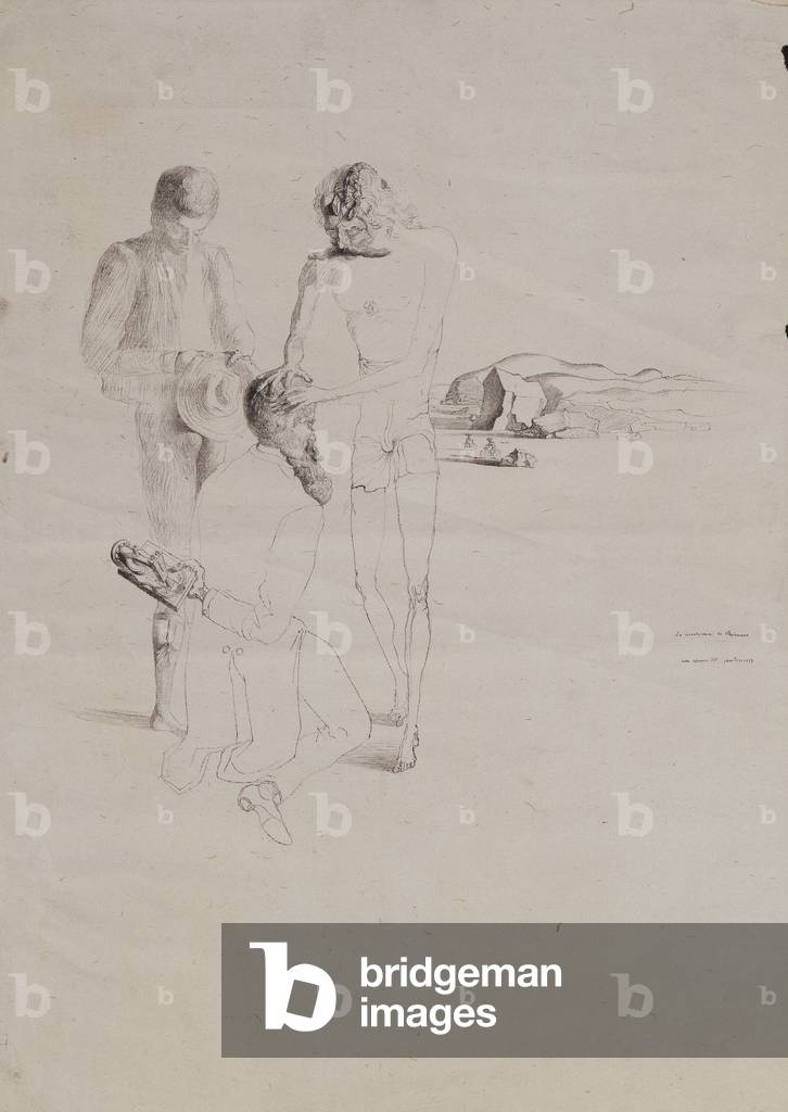 La convalescenza del Cleptomaniac, 1933 (penna e inchiostro nero su carta)