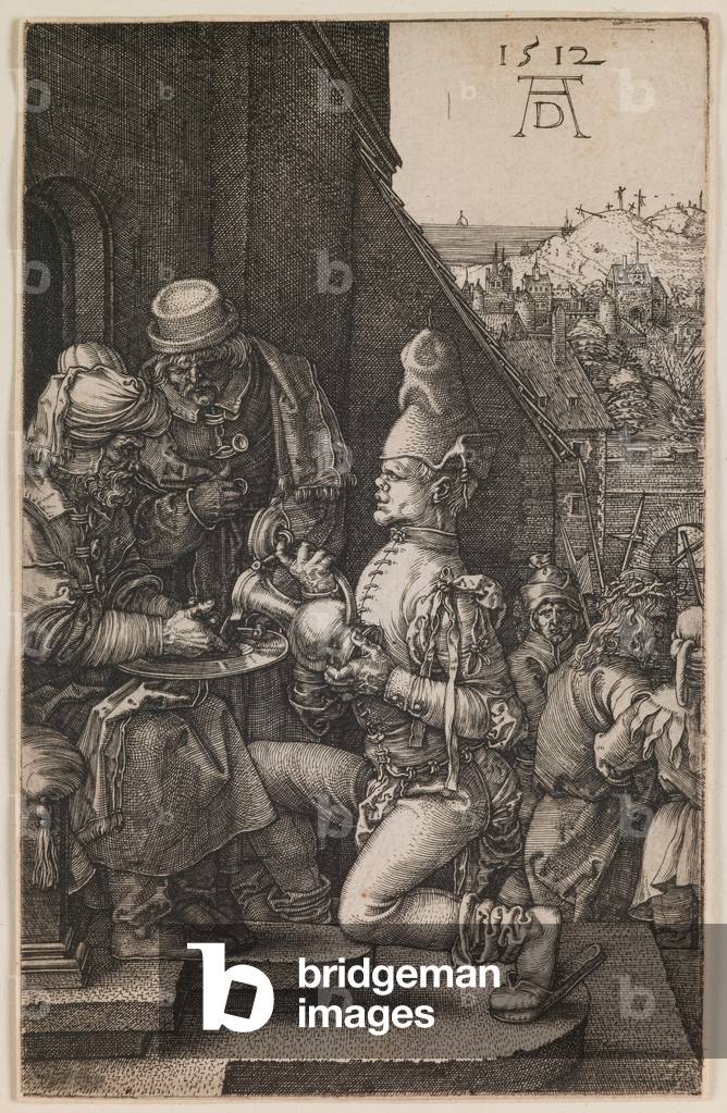 Pilato Lavarsi le mani, dalla serie «La piccola passione», 1512 (incisione)