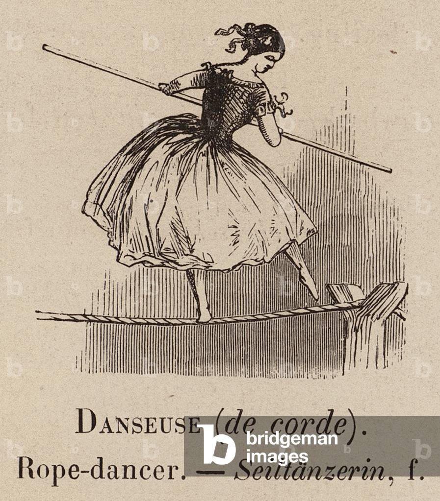 Image of Le Vocabulaire Illustre Danseuse (de corde); Ropedancer